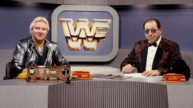 Gorilla Monsoon and Bobby the Brain Heenan hosted Prime Time Wrestling every Monday night on the USA network for eight years.