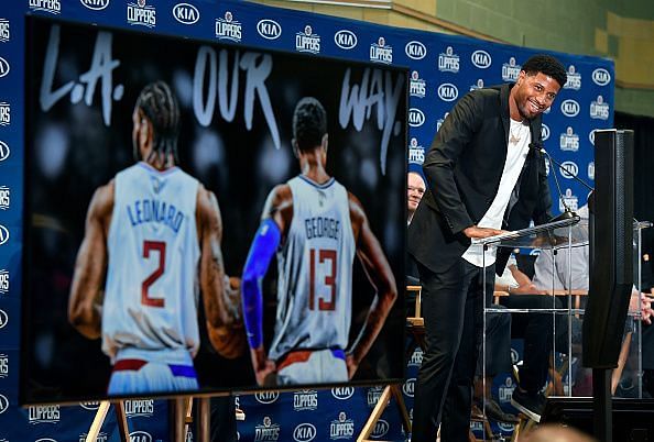 Los Angeles Clippers Introduce Kawhi Leonard &amp; Paul George