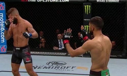 Jeremy Stephens eye-poked by Yair Rodriguez