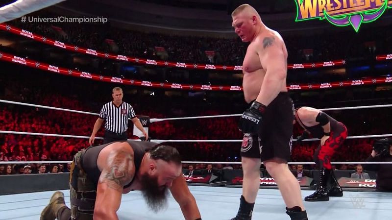 Braun Strowman has a third opportunity to take the title off of Brock Lesnar