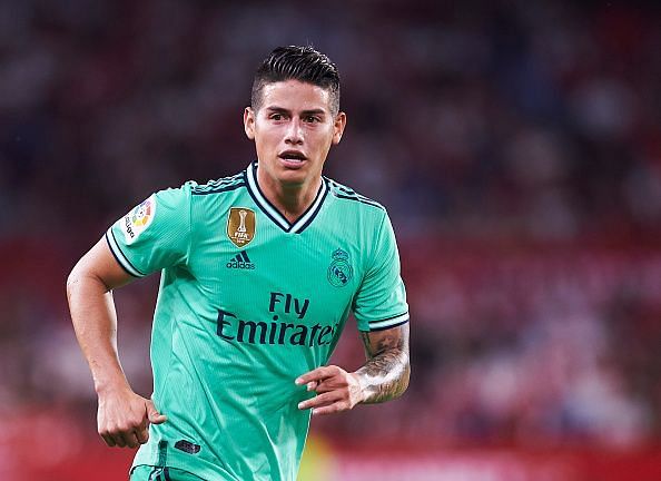 James Rodriguez did well in attack but also provided defensive pressing