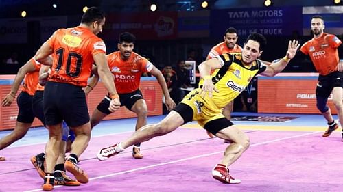 U Mumba defeated Telugu Titans once again this season