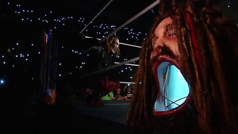 Wyatt upped his game with an even creepier ring entrance.