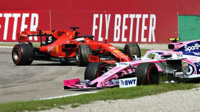 Vettel 'can't be happy' with form after Monza mishap