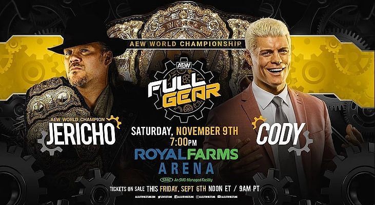 Cody is Jericho&#039;s first challenger.