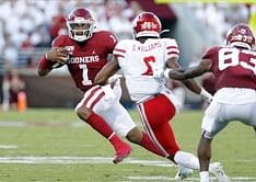 Hurts has 6 TDs, No. 4 Oklahoma beats Houston 49-31