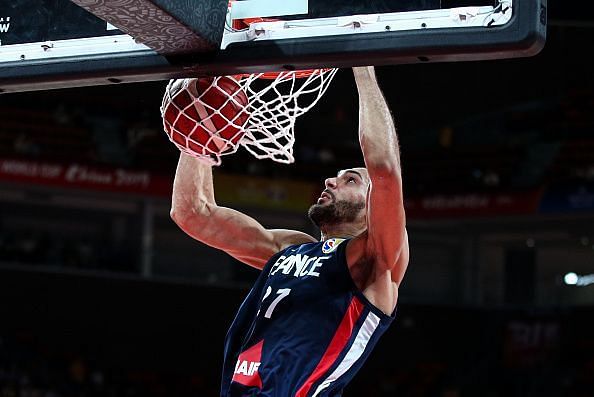 Rudy Gobert put in a dominant performance as France defeated the USA