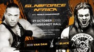PJ Black will take on Rob Van Dam at Slamforce Africa 01 for the vacant SFA World Championship