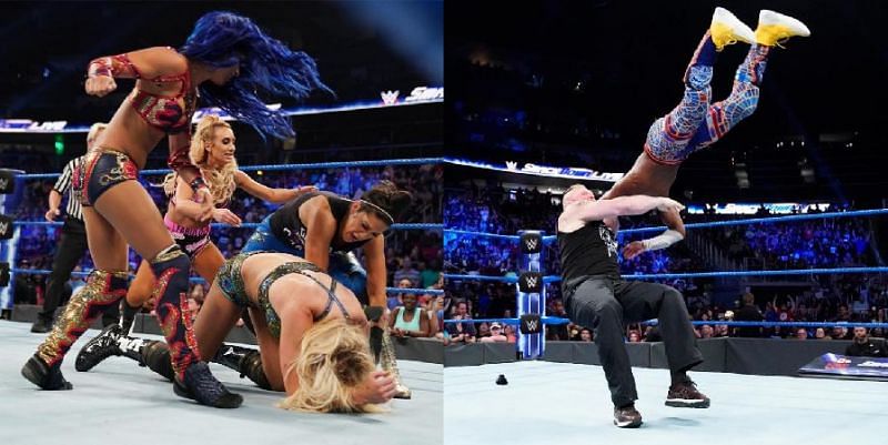 There were many interesting botches last night on SmackDown Live