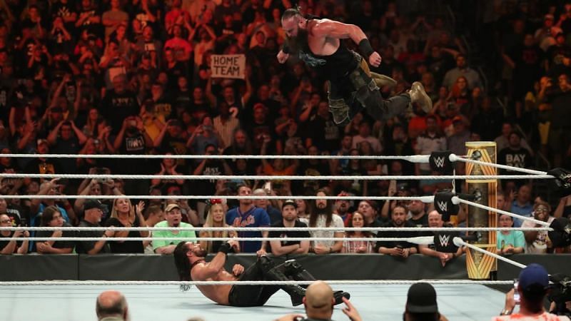 Seth Rollins and Braun Strowman put on a fantastic main event