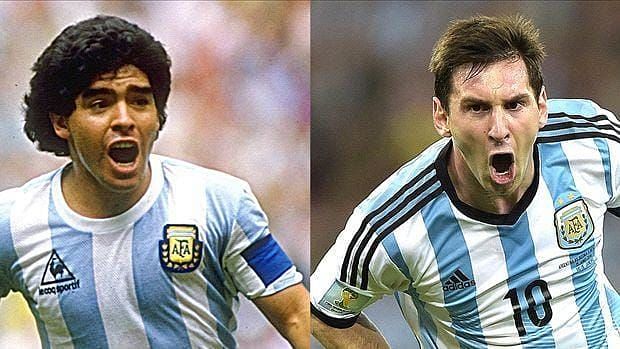 Is it fair to choose between Lionel Messi and Diego Maradona?