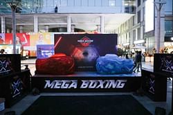 Mega Boxing prepped up for its third fight night at DLF Promenade