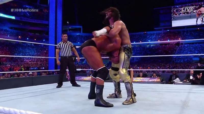 Seth Rollins defeated Triple H with his own move at WrestleMania 33