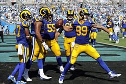 Rams' McVay pleased by new faces up front, familiar result