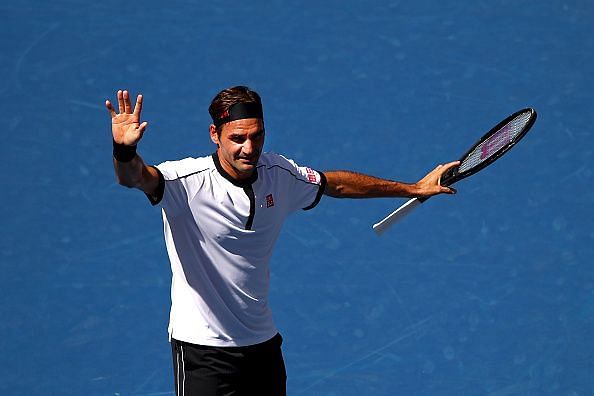 Federer recorded his 63rd straight-set victory at the US Open