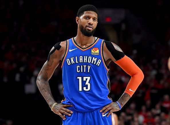 Paul george oklahoma city sales jersey