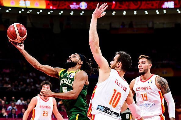 Patty Mills recorded 34 points as his Australian team came close to reaching the World Cup Final in China
