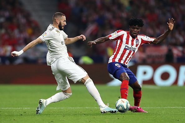 Thomas Partey in action