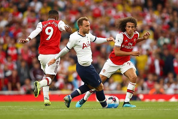 The pair pressing Eriksen out of possession typified their performances, infectious and effective throughout