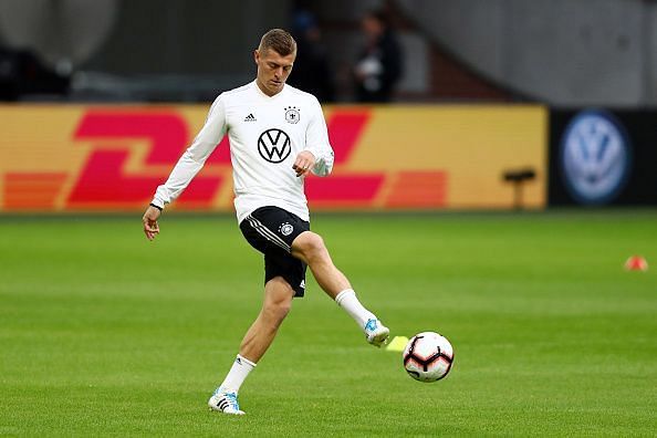 Toni Kroos is one of the few remaining familiar faces in the changed Germany side