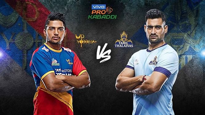 Pro Kabaddi Live Score: UP Yoddha v Tamil Thalaivas | Live Commentary and Match Updates | 21st September 2019