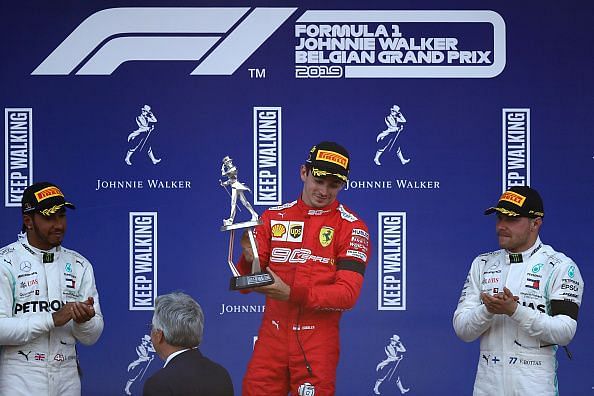 Charles Leclerc took an emphatic maiden victory from pole position