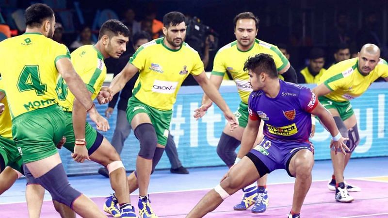 Naveen scored 17 points against Tamil Thalaivas