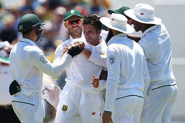 Keshav Maharaj would be proud of bagging Steve Smith as his maiden test-wicket