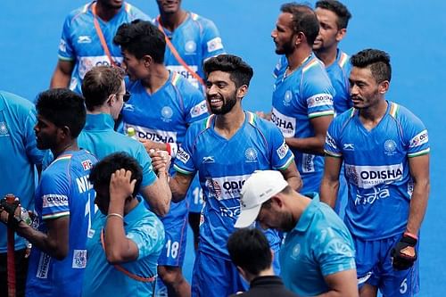 Indian players at the Olympics Test Event in Tokyo.