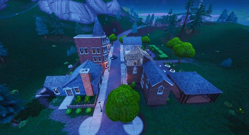 Starry Suburbs in Fortnite Battle Royale (Image: Epic Games)