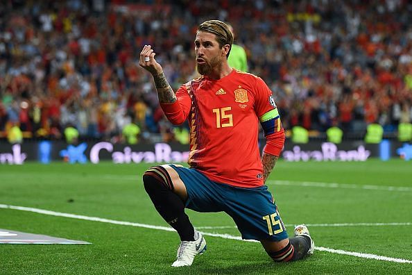 Sergio Ramos is now among Spain&#039;s all-time top 10 scorers