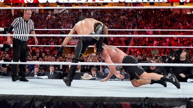 Image result for seth rollins curb stomp