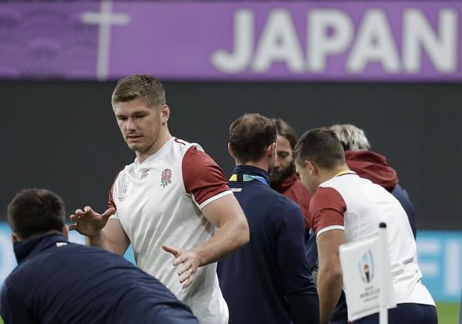 The Latest: Ford at 10, Farrell at 12 for England's opener