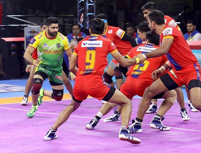 UP Yoddha demolish Patna Pirates in a heated encounter with the score 41-29