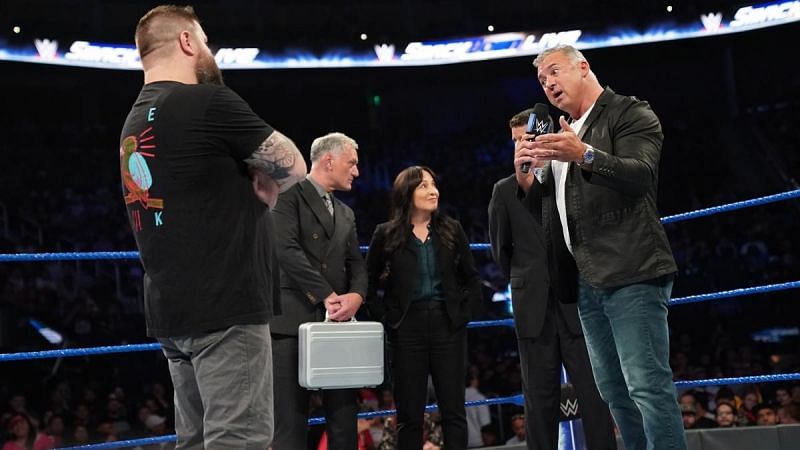 Did Shane McMahon accept Kevin Owens&#039; challenge for a ladder match or not?