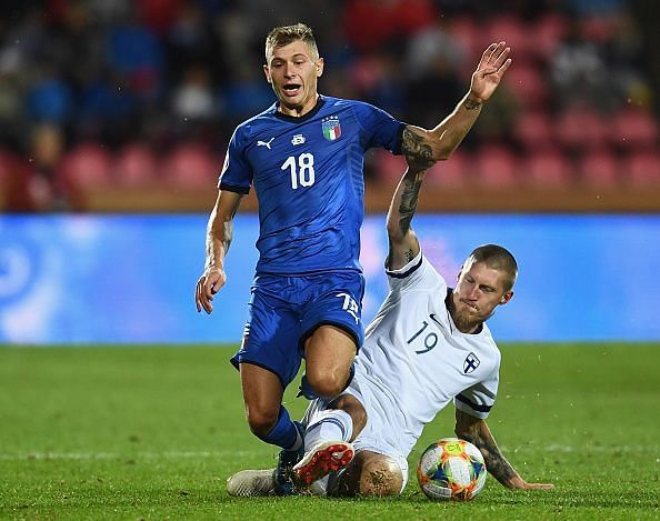 Finland made it difficult for Italy to control the game.