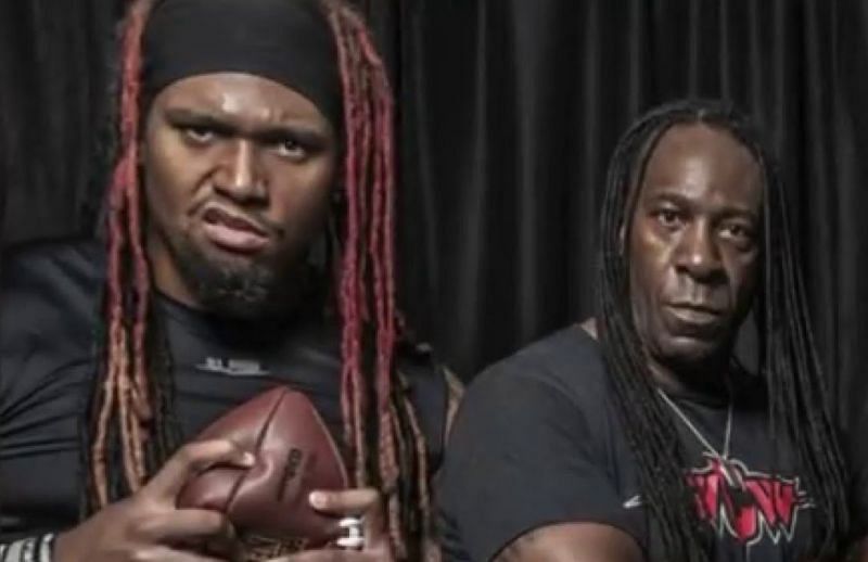 Dio with Booker T during his tenure at Reality of Wrestling