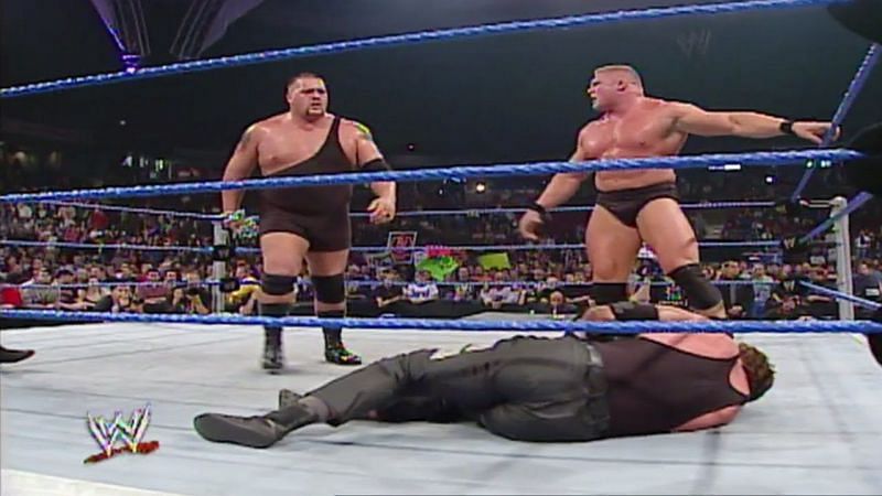 Big Show and Brock Lesnar