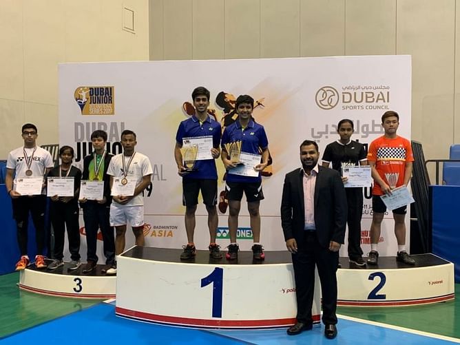 India’s junior shuttlers shine as they win 3 gold medals at Dubai Junior International Series 2019