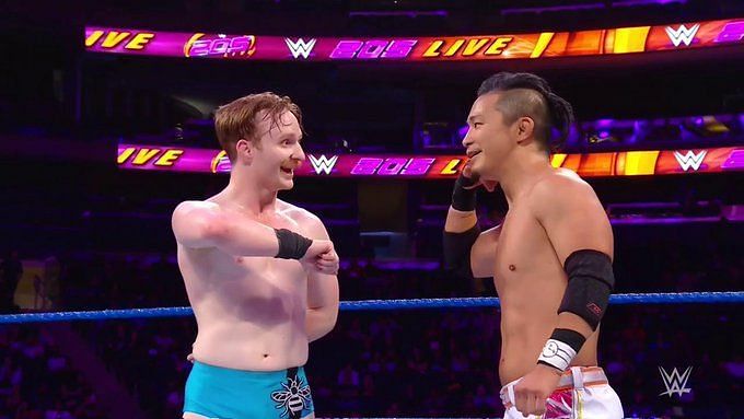 Kushida teamed up with the Gentleman in a successful debut