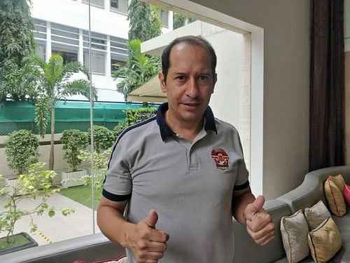 Gokulam Kerala's head coach Fernando Varela