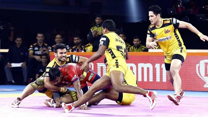 Telugu Titans could not defeat Dabang Delhi K.C. on the third night of Pune leg