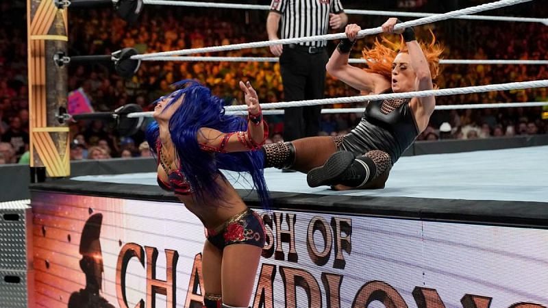Sasha Banks and Becky Lynch had a good match