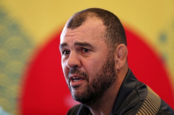 Australian Wallabies coach Michael Cheika