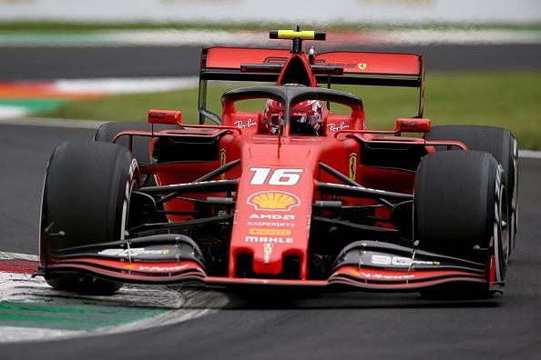 Charles Leclerc topped the timesheets during both practise sessions on Friday