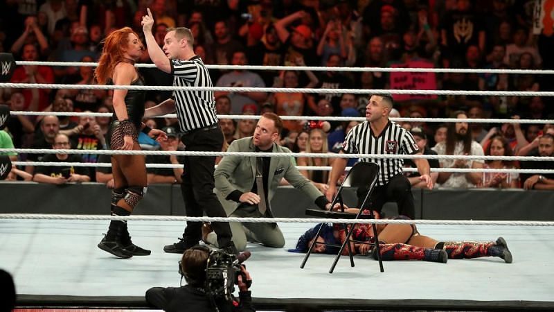 Becky Lynch was fined for her actions