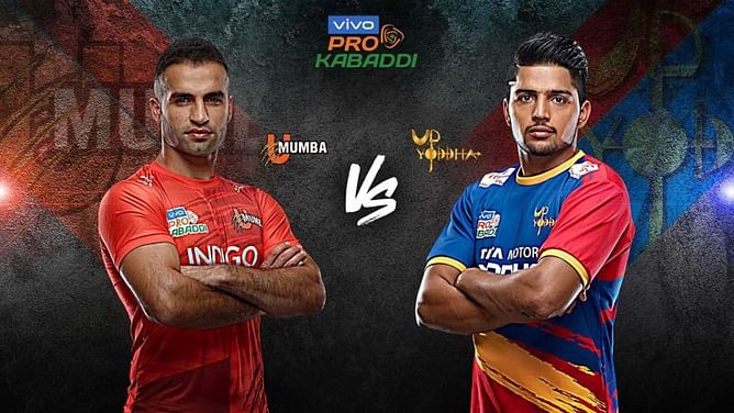 Pro Kabaddi Live Score: U Mumba v UP Yoddha | Live Commentary and Match Updates| UP Lead 16-15 at halftime | 18th September 2019