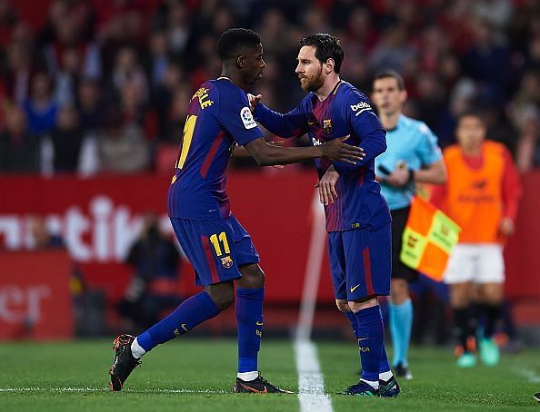 Lionel Messi insists that Dembele attitude will have to improve to realize his full potential