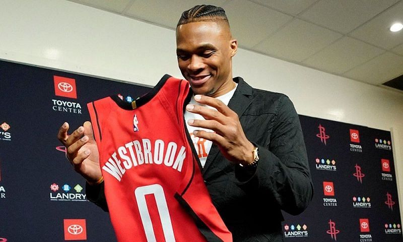 Houston Rockets introduce Russell Westbrook