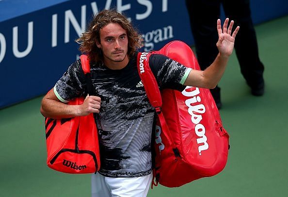 Tsitsipas fell in the first round to Rublev